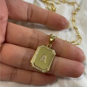 Initial Necklace-A- Uncommon James